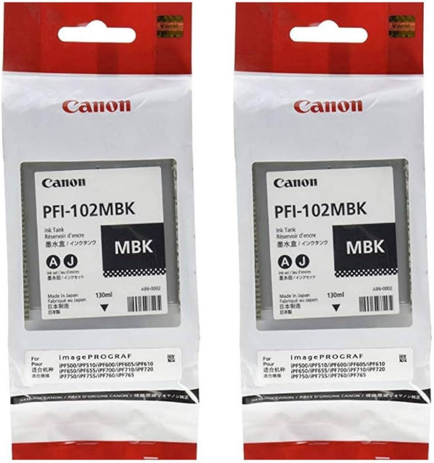 Amazon.co.jp: Canon 2X PFI-102MBK 顔料マットブラックインクタンク