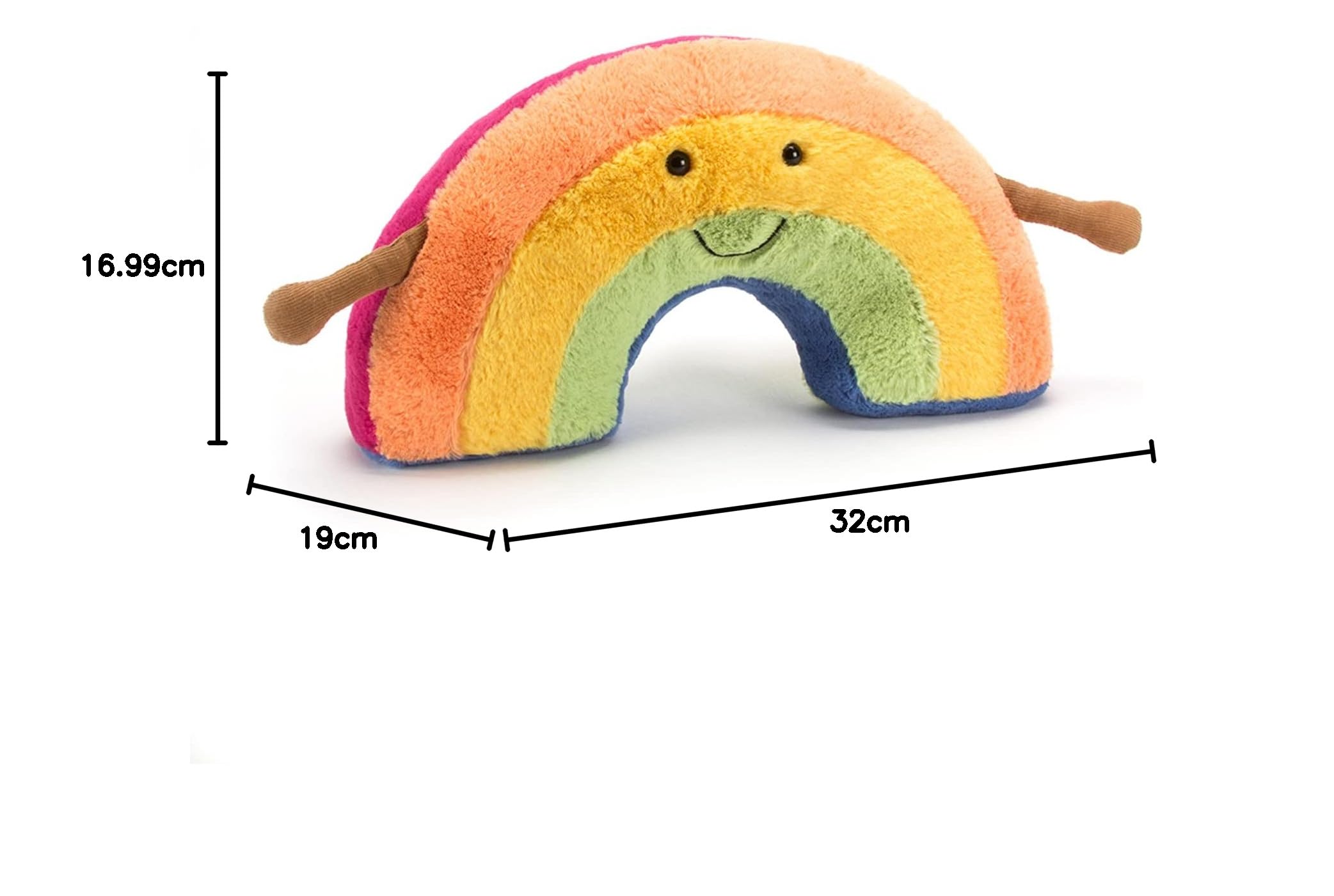 Amazon.co.jp: Jellycat【ジェリーキャット】Amuseable Rainbow soft