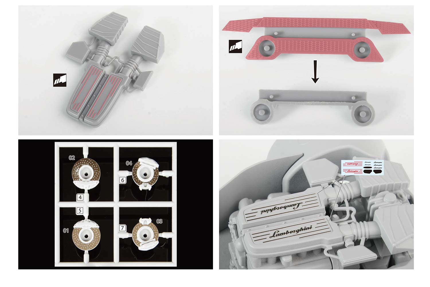 Amazon | 青島文化教材社 1/24 スーパーカーエッチングパーツシリーズ