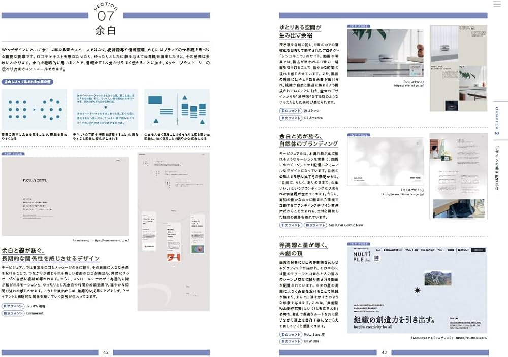 Webサイトのデザイン見本帳 実例で身につくWebデザインのセオリー