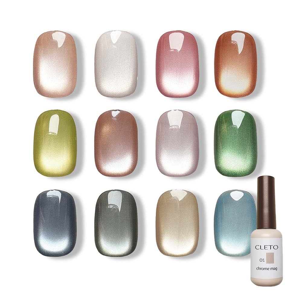Amazon | CLETO クレト クロムマグ 12色セット 7g ジェルネイル
