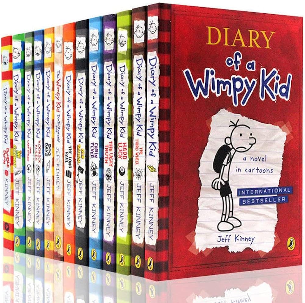 Diary of a Wimpy Kid Box of Books (1–16), paperback: Jeff Kinney