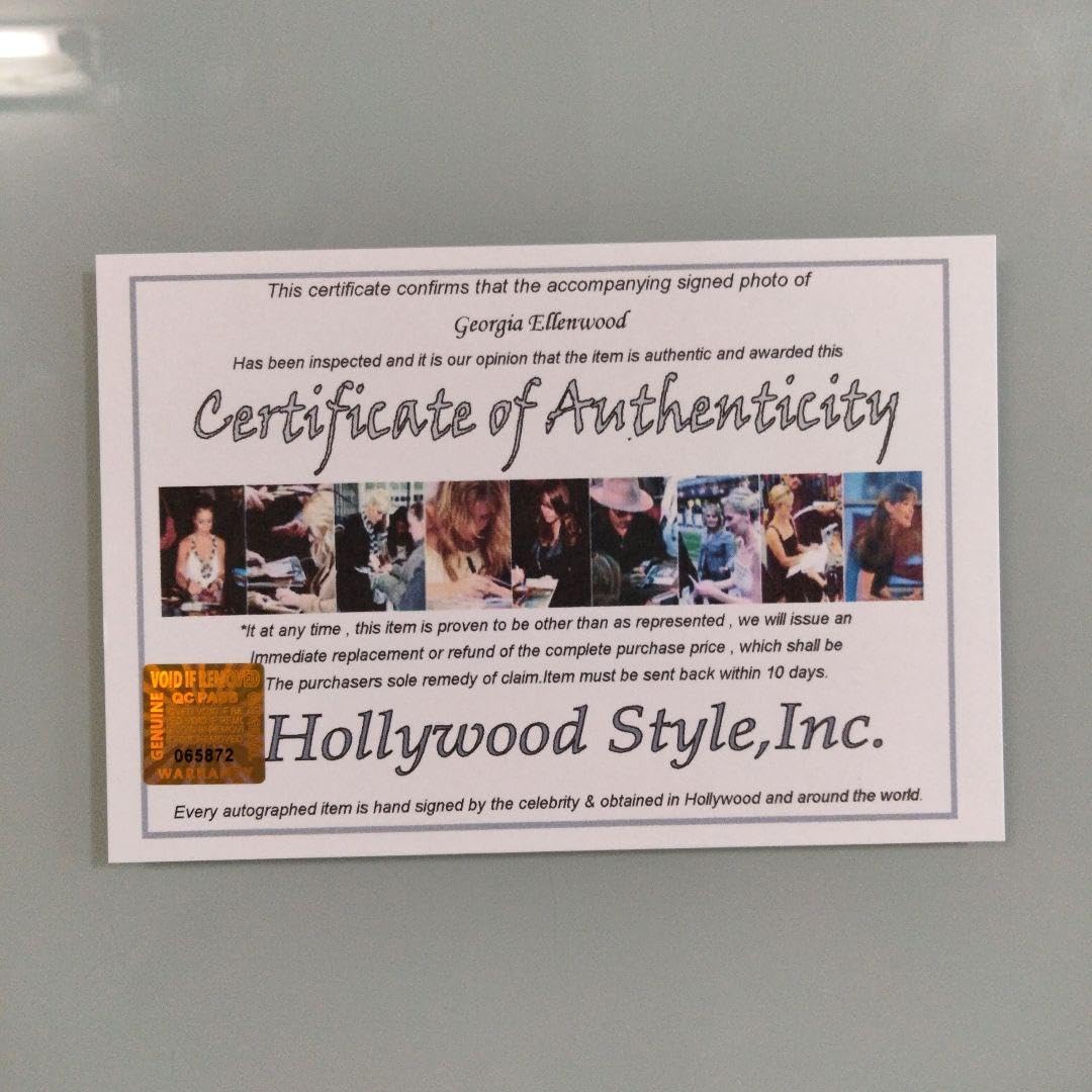 Amazon.co.jp: ジョージア エレンウッド直筆サイン入り2Lサイズ写真