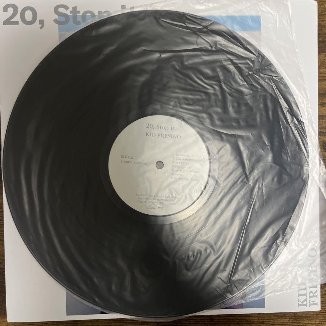 Amazon.co.jp: KID FRESINO 20,Stop it. アナログ盤 LP レコード