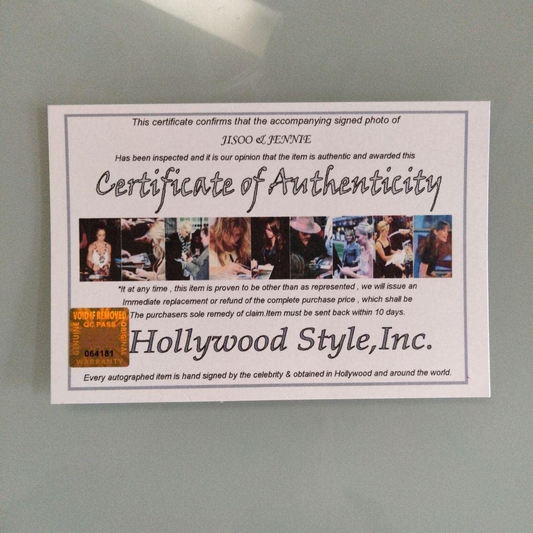 Amazon.co.jp: ジスとジェニー直筆サイン入り2Lサイズ写真…ブラック