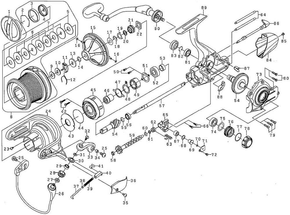 Amazon | ダイワ(DAIWA) 純正パーツ 17 トーナメントISO 5000遠投