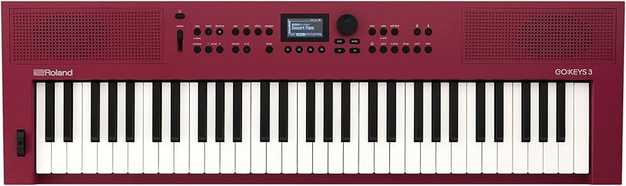 Amazon.co.jp: Roland ローランド 電子キーボード GOKEYS3-RD 61鍵盤