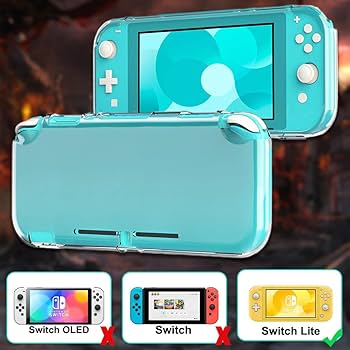 Amazon.co.jp: 透明ケース ソフトシリコンケース Switch Lite 保護