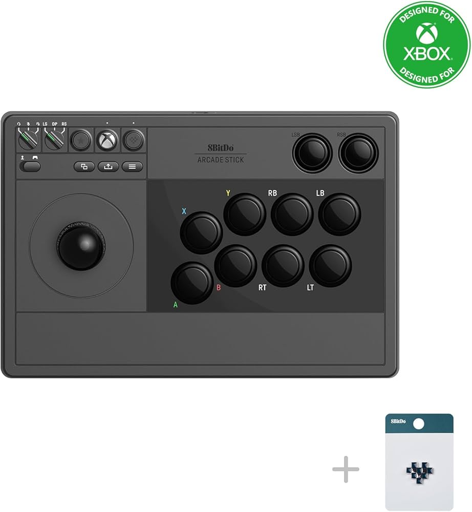 Amazon | 8Bitdo Arcade Stick Xbox Series X|S、Xbox One、Windows 10