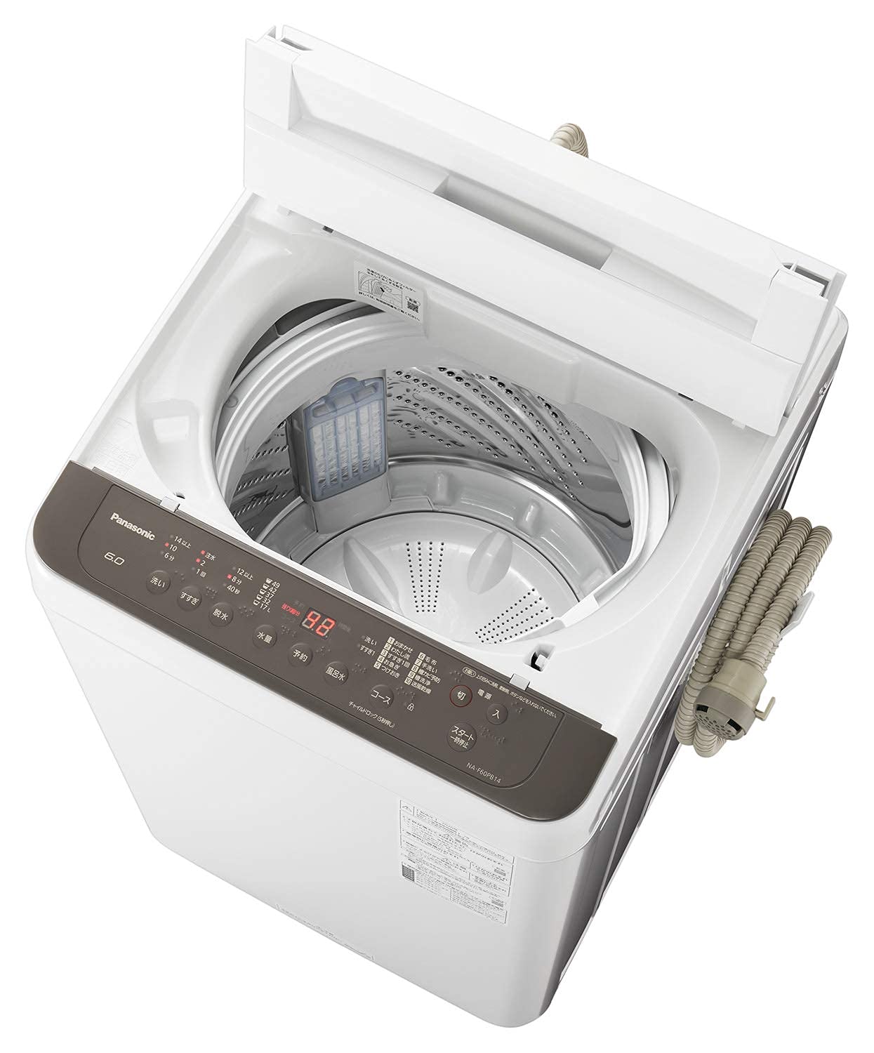 Amazon.co.jp: パナソニック 全自動洗濯機 洗濯 6kg ビッグウェーブ