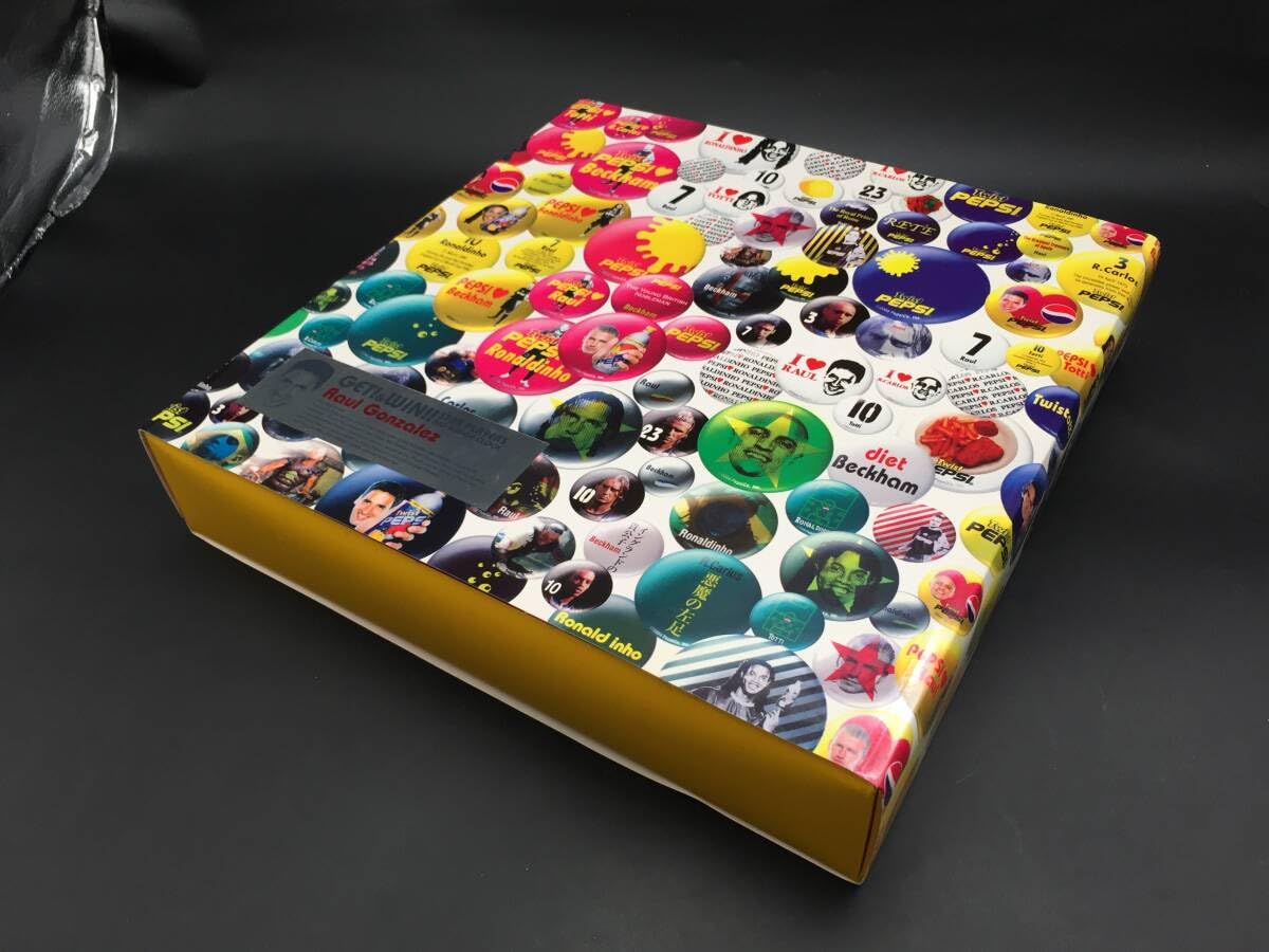 Amazon.co.jp: ラウル ゴンサレス7 ペプシ壁掛け時計 缶バッジ風の