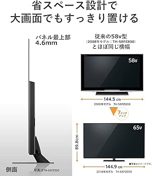 Amazon.co.jp: パナソニック 65V型 有機EL 4K テレビ ビエラ TH