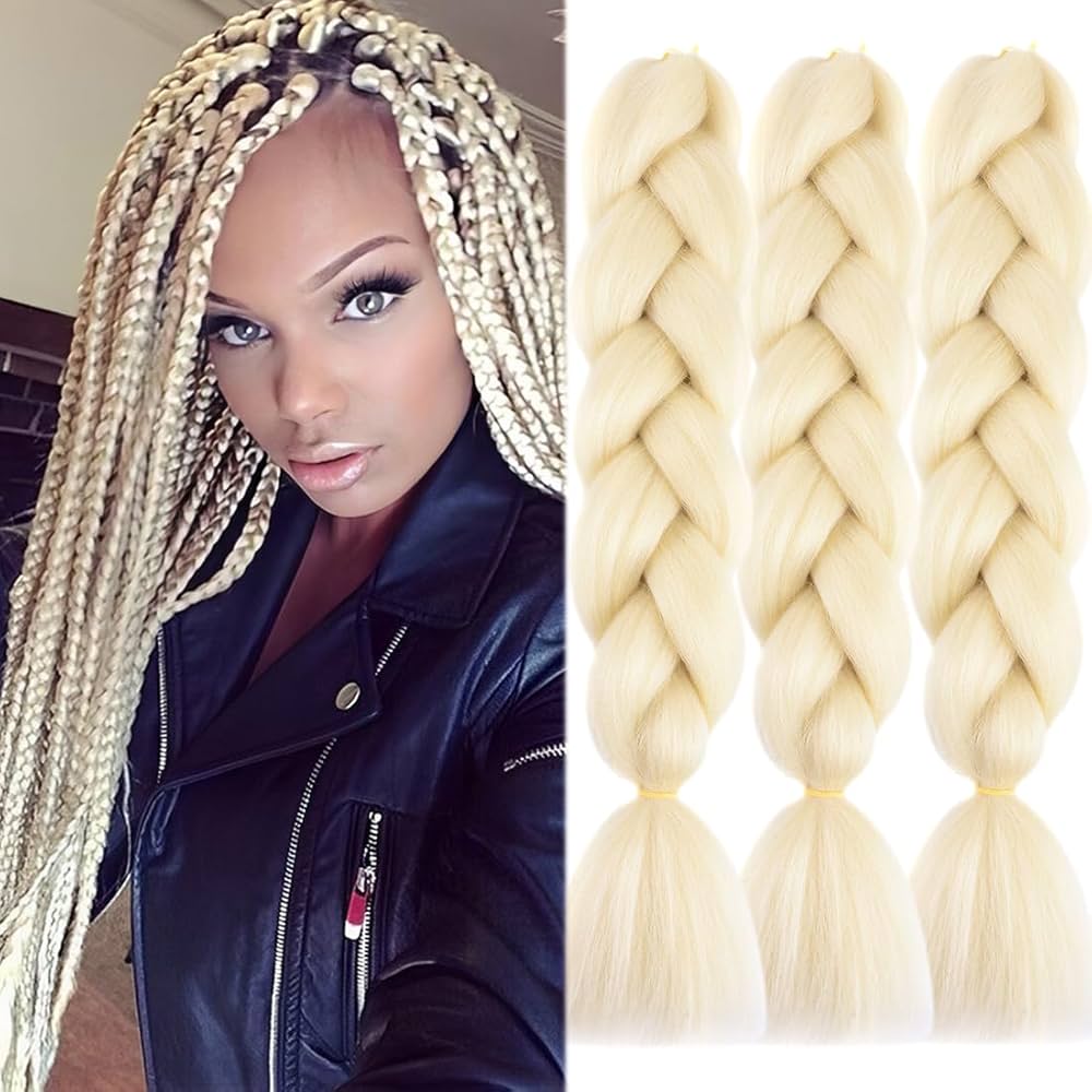 DOREN Jumbo Braids Hair Extensions Synthetic Hair Pure Color 3