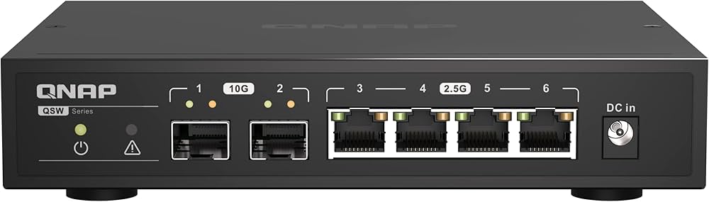 Amazon.co.jp: QNAP(キューナップ)2つの10GbE SFP+ポート、4つの2.5GbE
