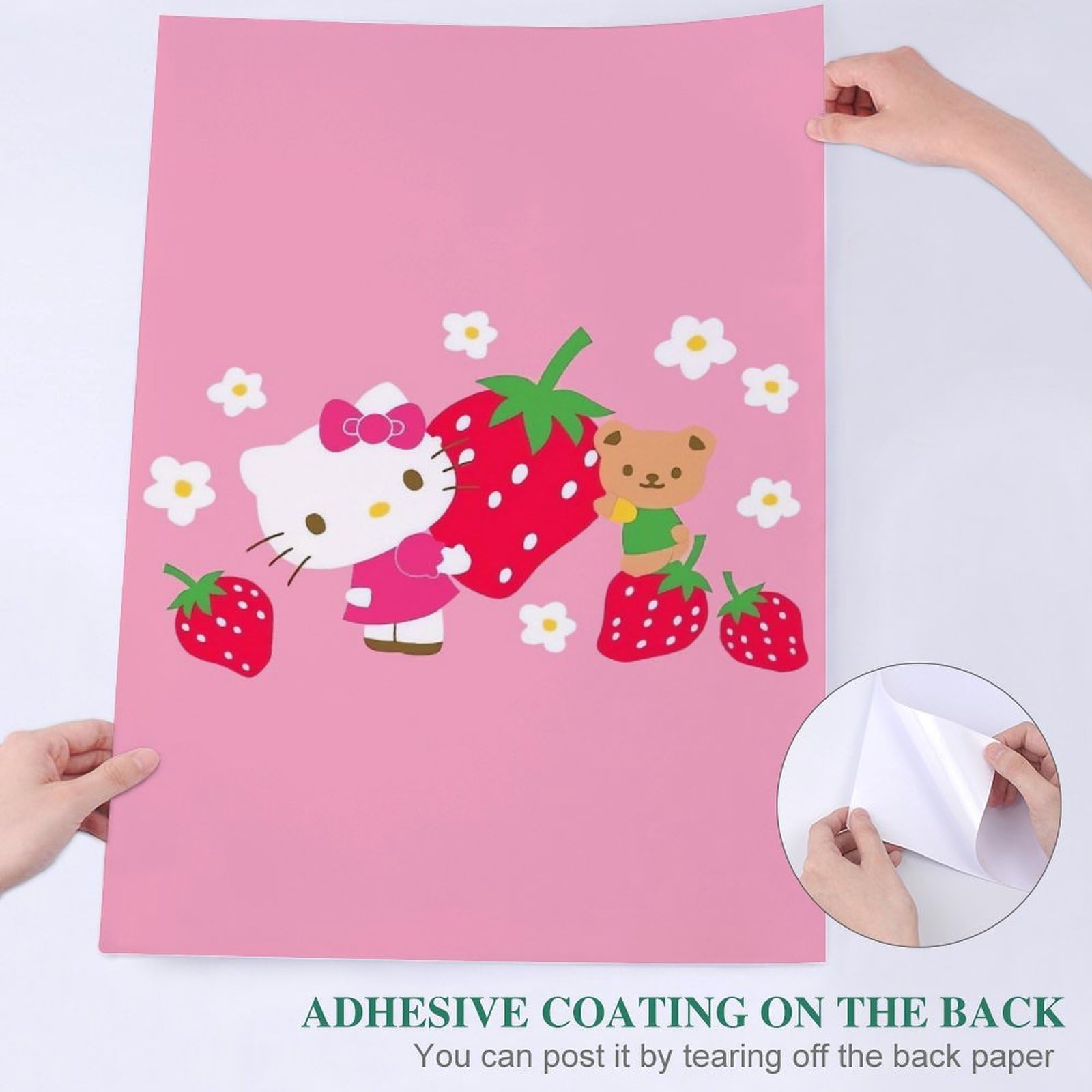 Amazon.co.jp: ハローキティ ポスター 絵画 インテリア 壁紙用 壁紙