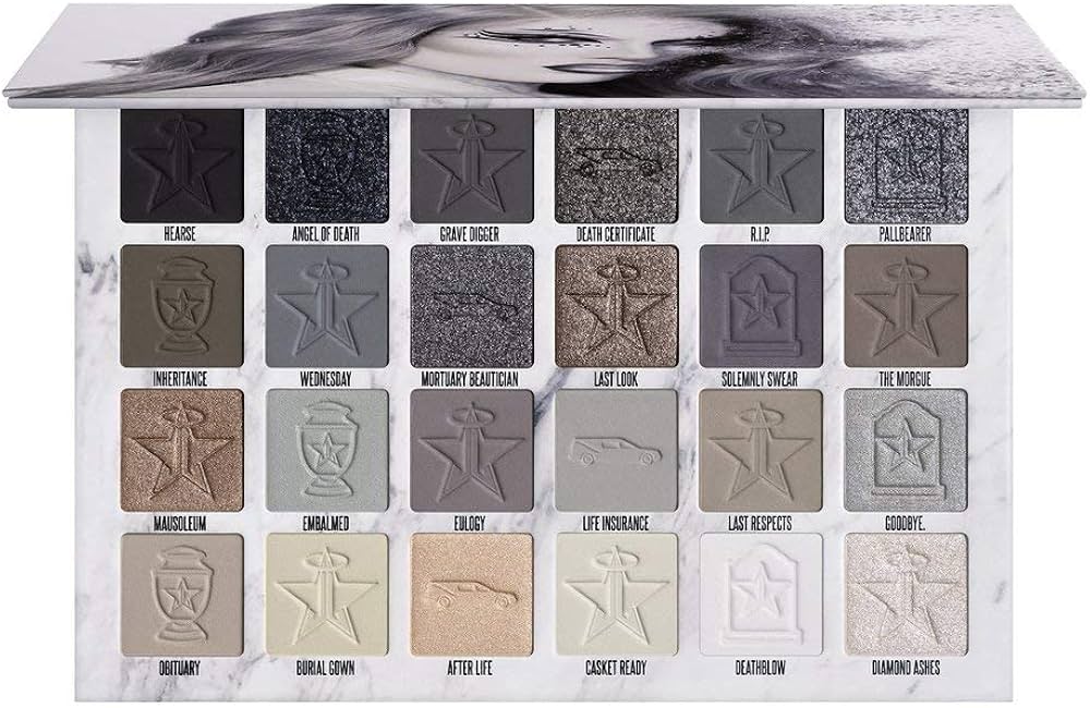 Amazon.com : JEFFREE STAR CREMATED EYESHADOW PALETTE Powder