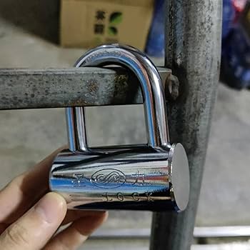 Amazon | YAVINCOL U字ロック 南京錠 鍵ロック 多用途ロック カギ式