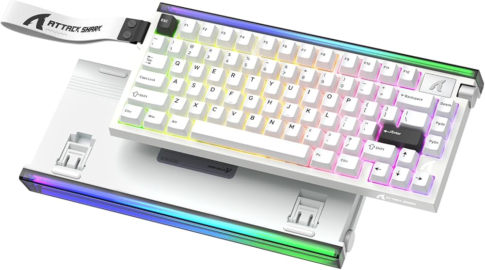 Amazon | ATTACK SHARK R85HE ゲーミングキーボード 有線 ラピッド