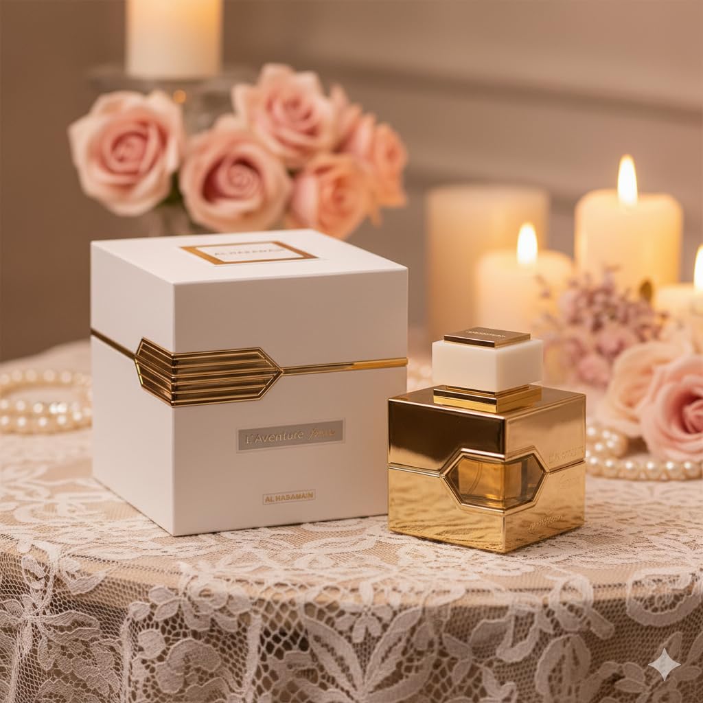 Amazon.com : L'aventure by Al Haramain Eau De Parfum Spray 3.3 oz