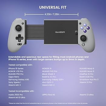 Amazon.com: GameSir G8 Galileo Type-C Mobile Gaming Controller for