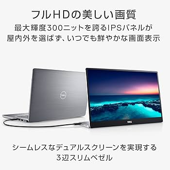 Amazon.co.jp: Dell C1422H 14インチ ポータブルモニター (3年間交換