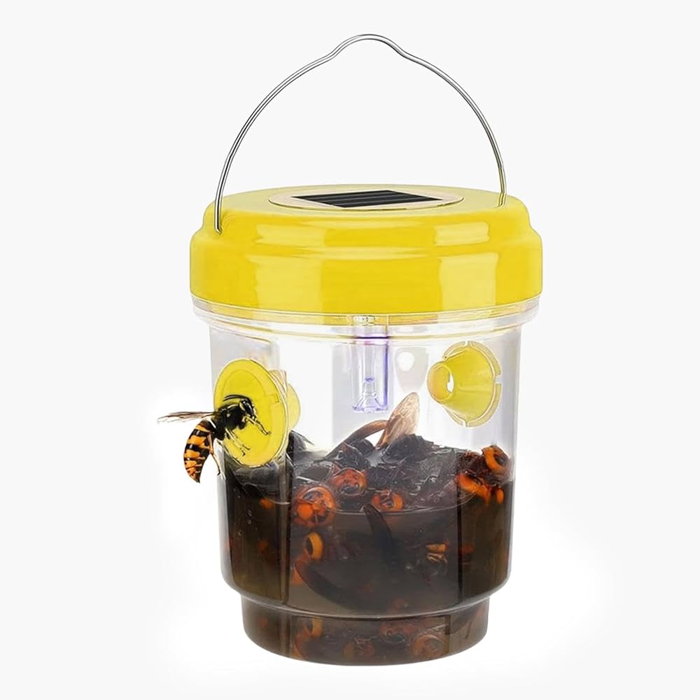 Amazon.co.jp: Dtharen ソーラーミツバチトラップ、ソーラーハチ