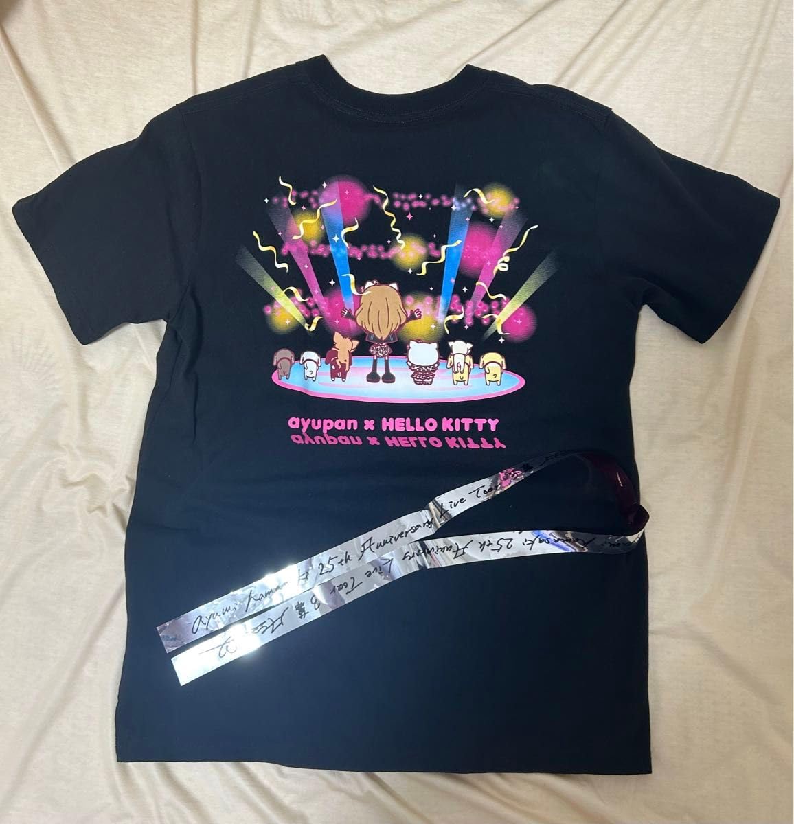 Amazon.co.jp: 浜崎あゆみ 25周年 Tシャツ ライブ会場限定 キティ