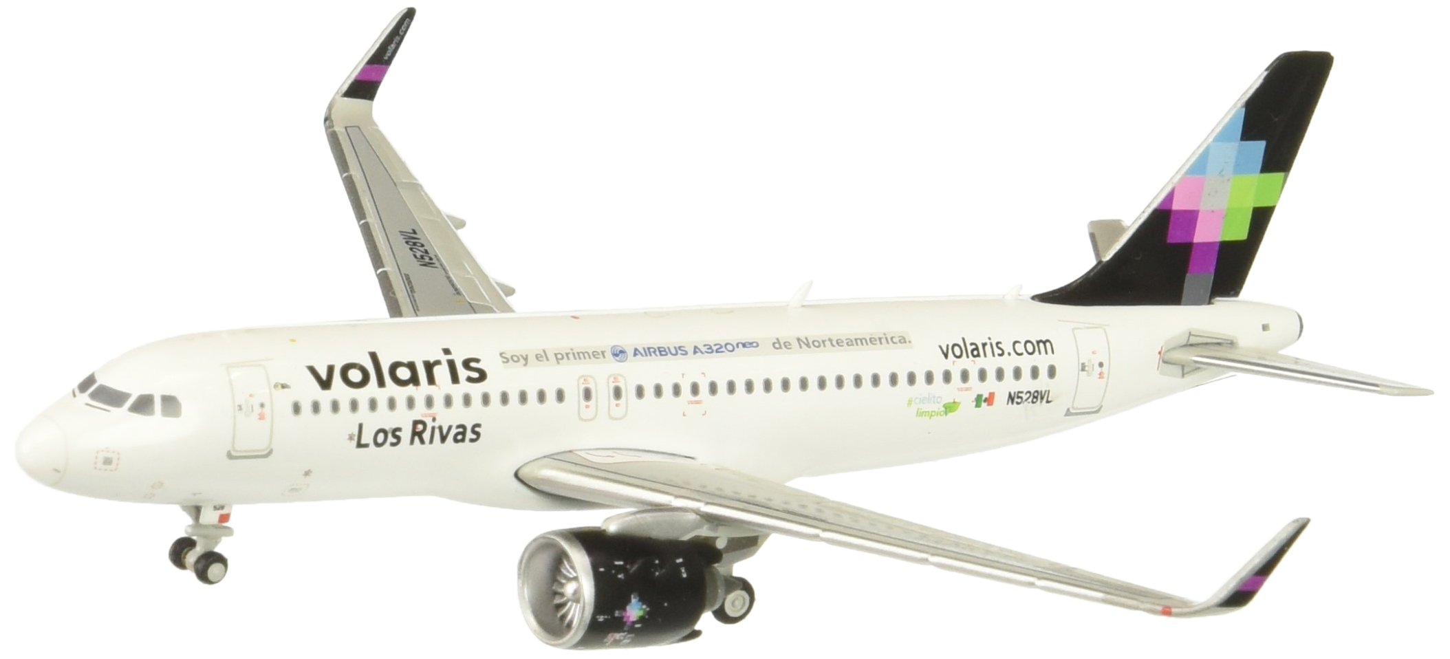 Amazon.co.jp: Gemini Jets 1:400 Airbus A320 NEO VOLARIS 'Los Rivas