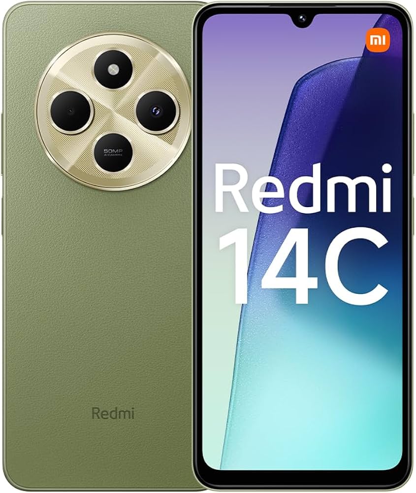XIAOMI Redmi 14C 4G Green Smartphone 4+128GB, 2.0GHz,6.88