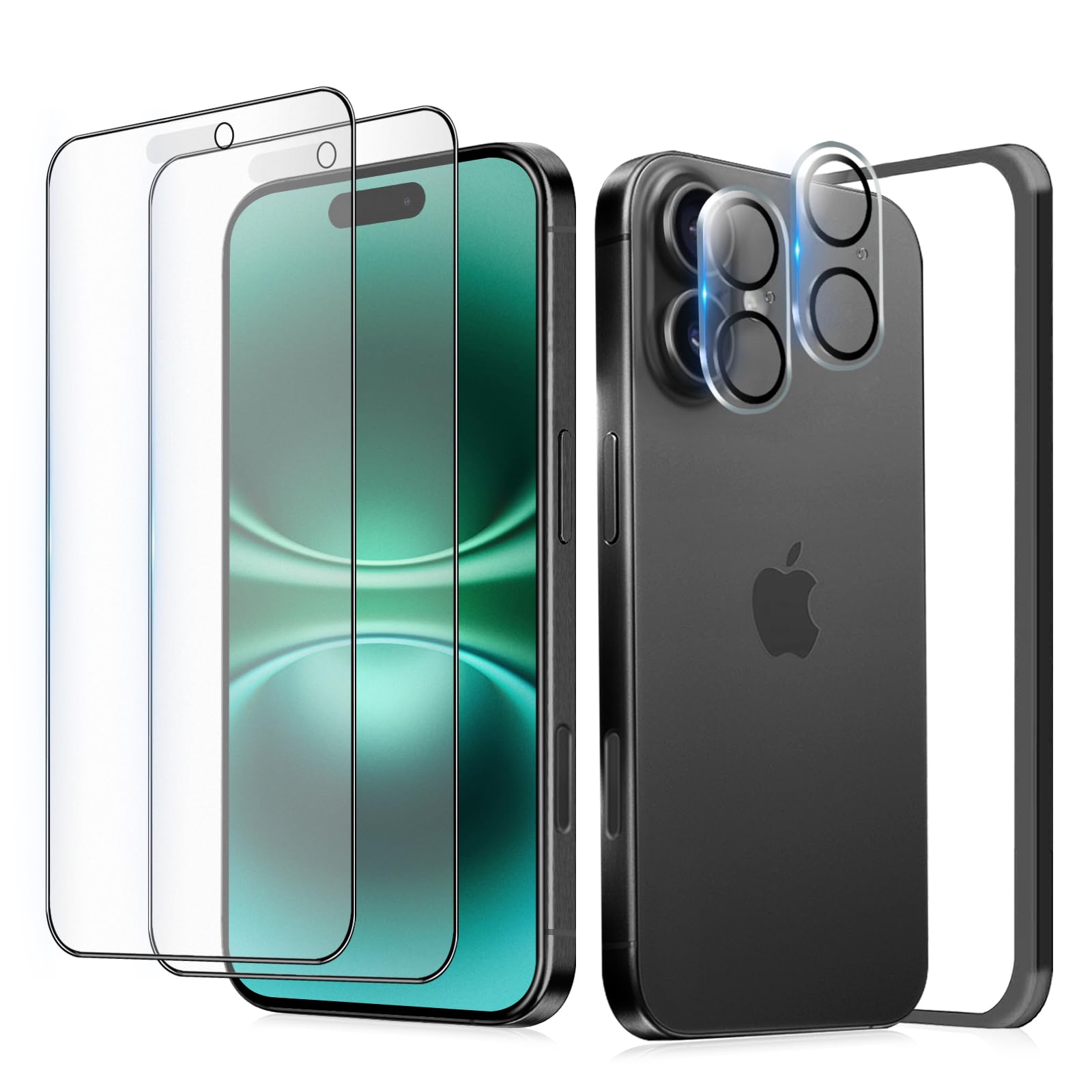 Amazon | MINIKA アンチグレア iPhone 16 用 ガラスフィルム サラサラ