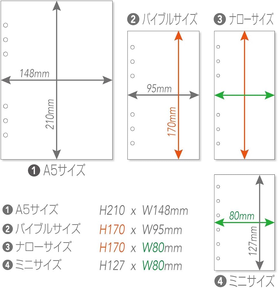 Amazon.co.jp: ノックス システム手帳 リフィル リフター 2枚 バイブル