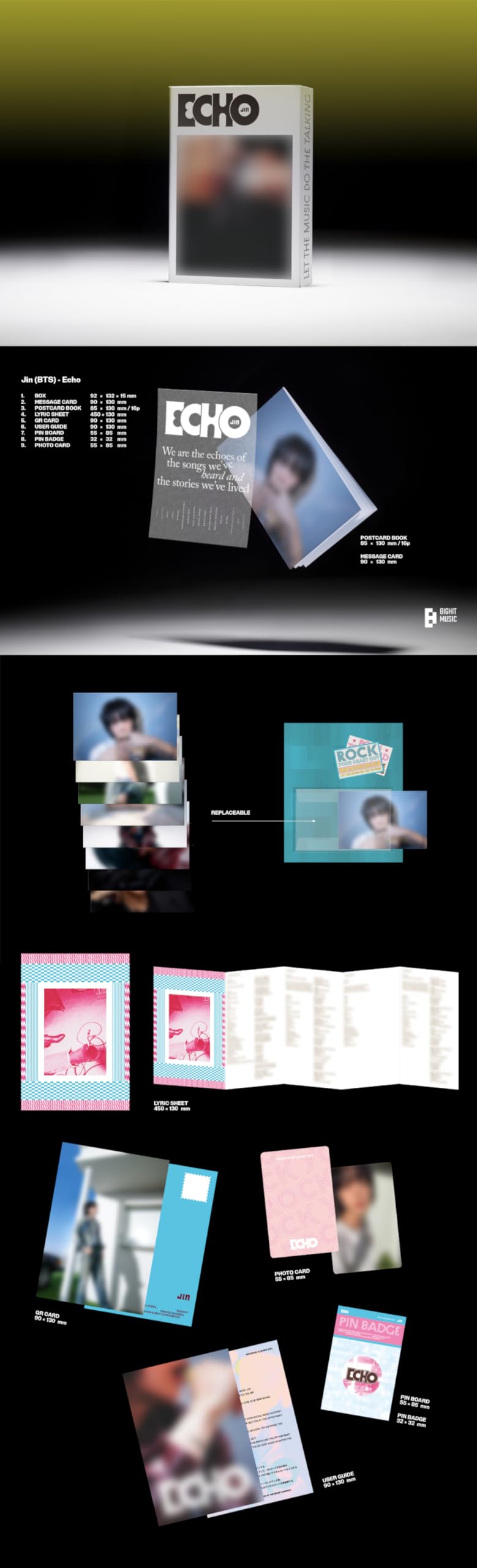 Amazon.co.jp: ジン JIN Echo 2ndミニアルバム [韓国盤] (Standard 3