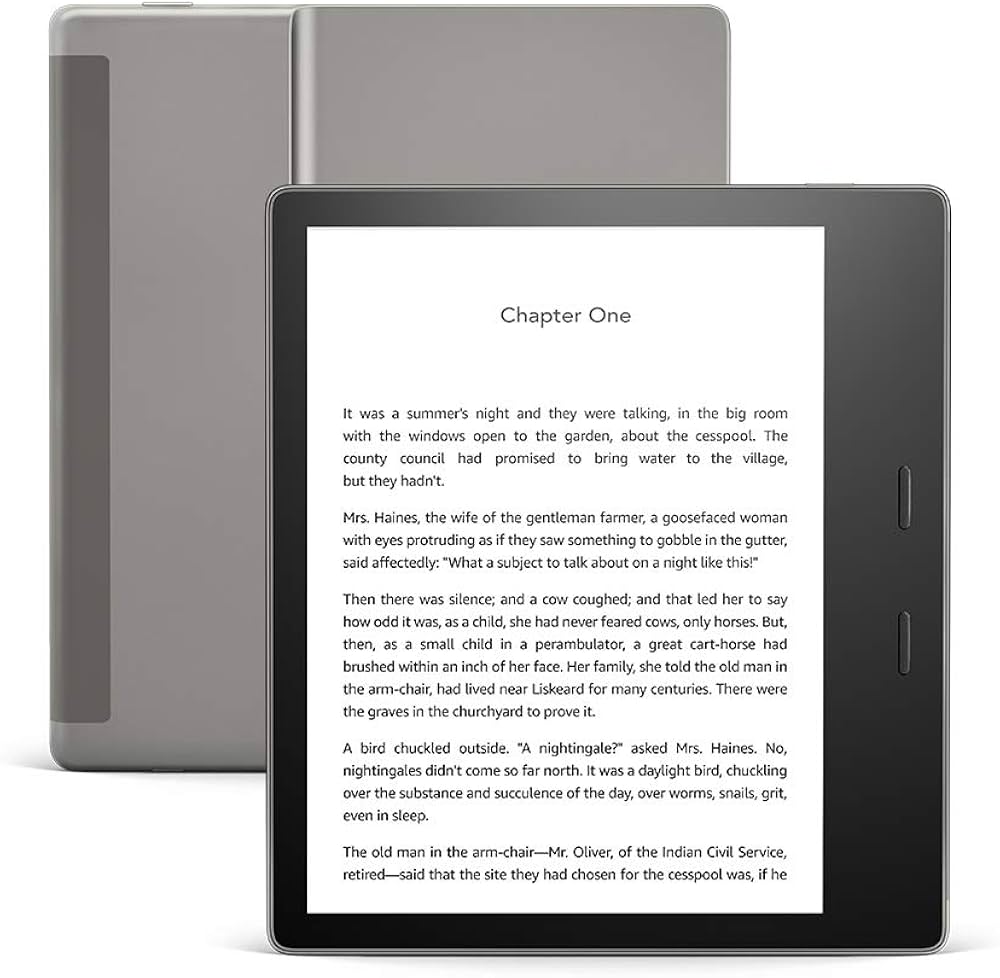 Kindle Oasis – With 7” display and page turn buttons - 32 GB, Wi