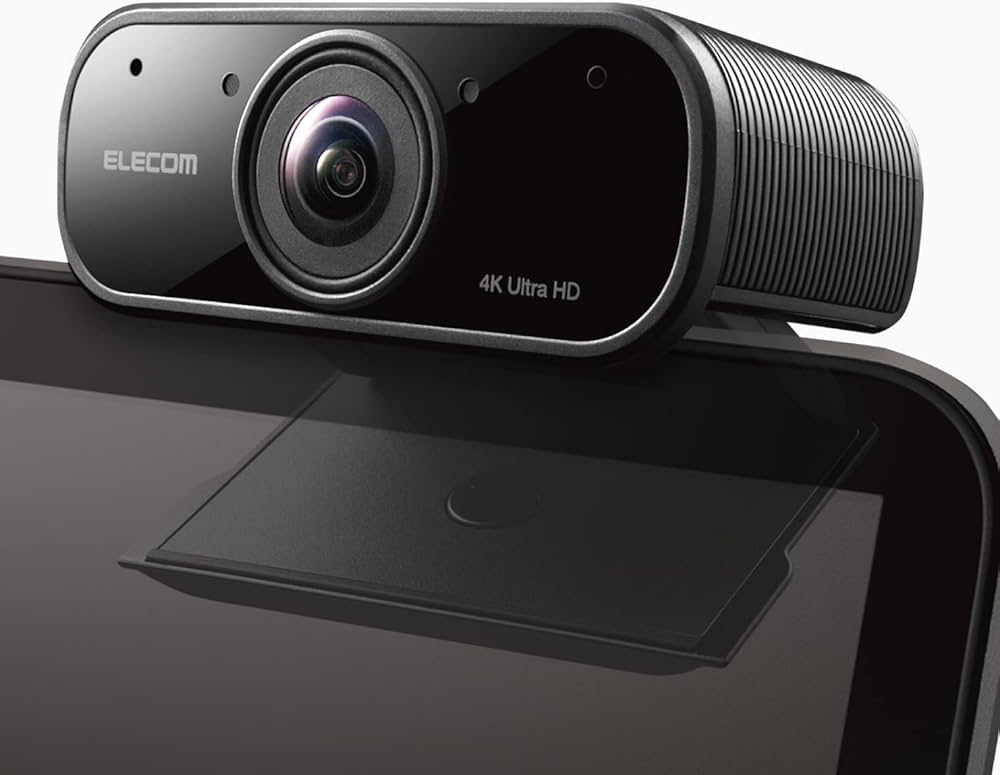 Amazon.co.jp: エレコム Webカメラ 4K対応 830万画素 5倍デジタル