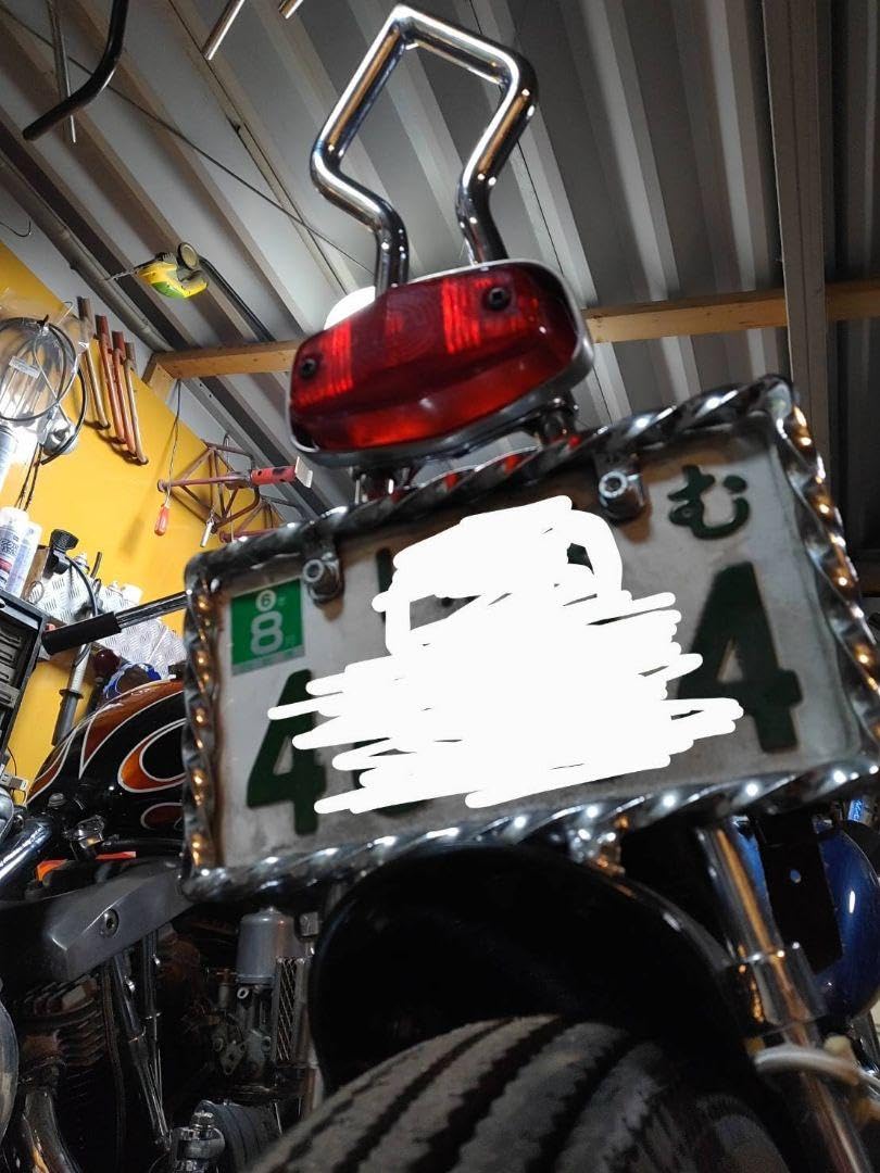 Amazon.co.jp: ツイスト ナンバーフレーム 70s ハーレー chopper