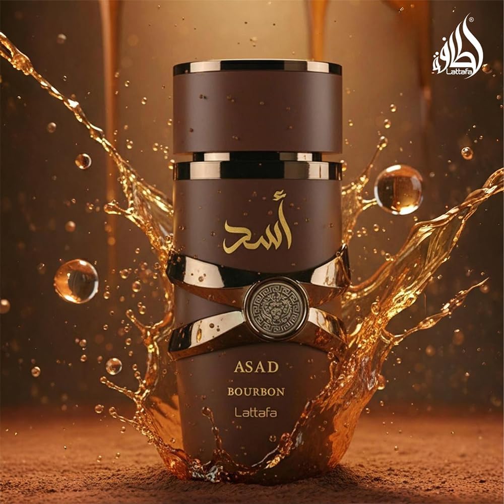 Amazon.com : Lattafa Asad Bourbon for Unisex Eau de Parfum Spray