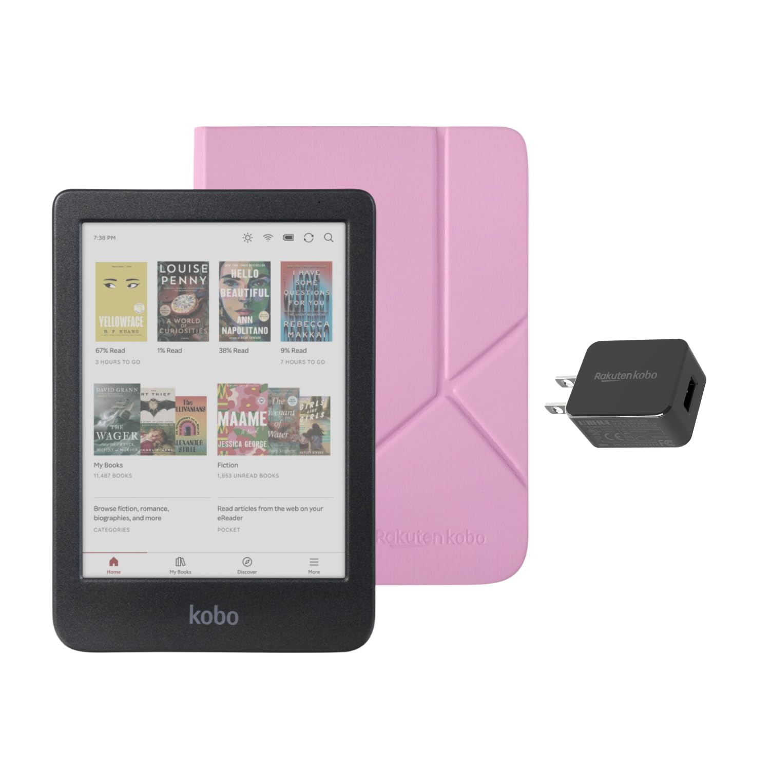 Amazon.com: Kobo Clara Colour eReader with Case Bundle (Candy Pink