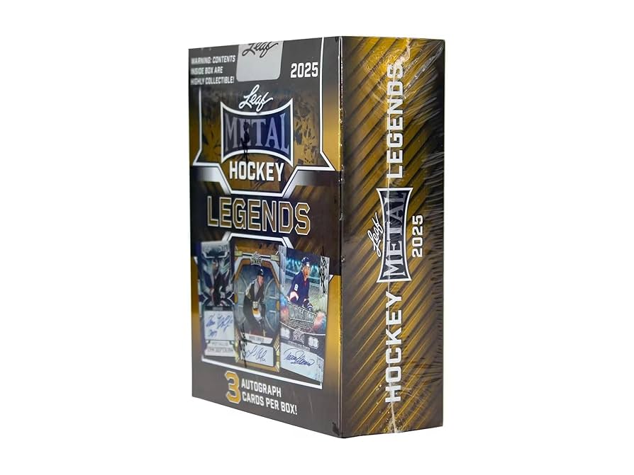 Amazon.com: Leaf Metal Hockey Legends Hobby Box 2025