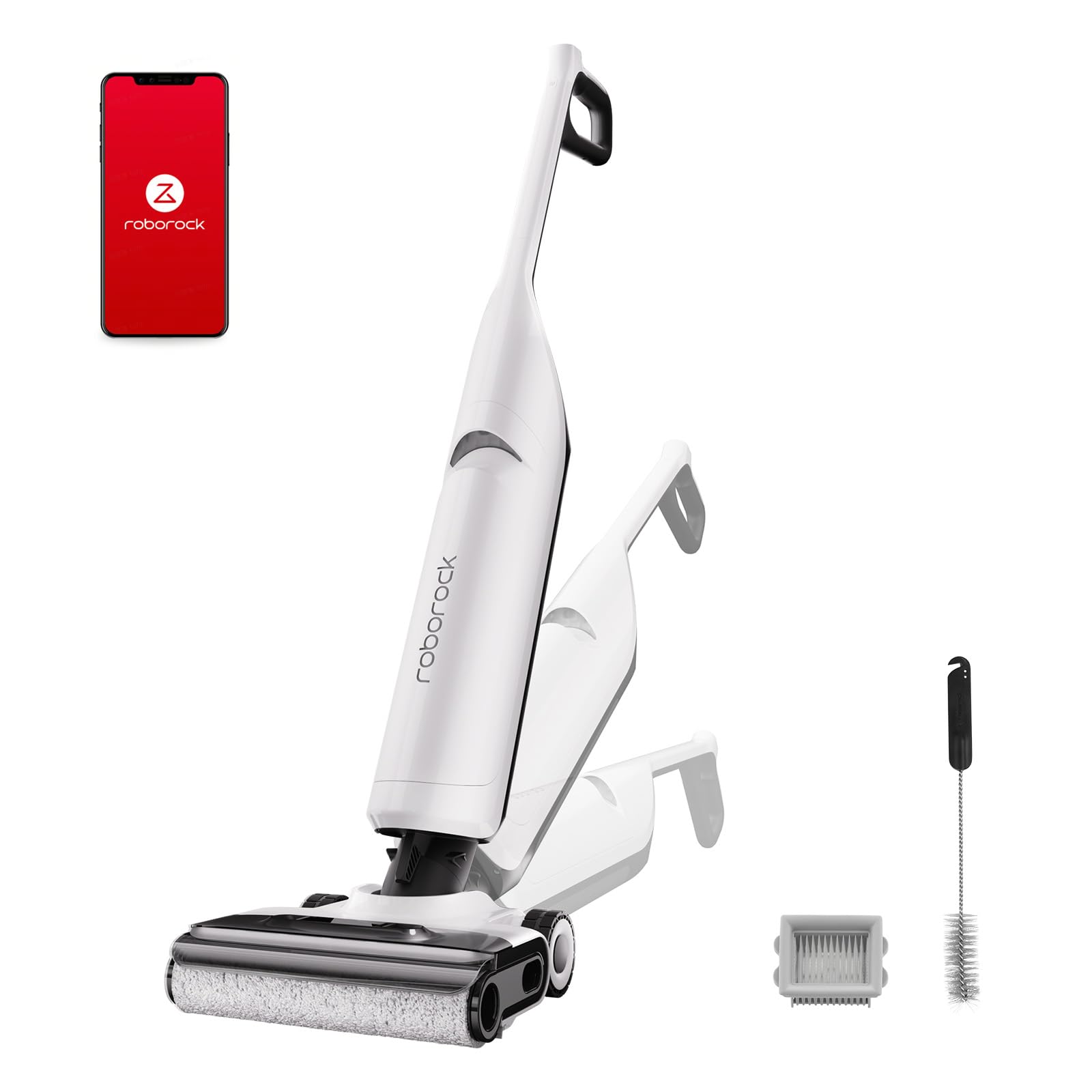 Amazon | roborock(ロボロック) Flexi 水拭き掃除機 【アプリ対応可能