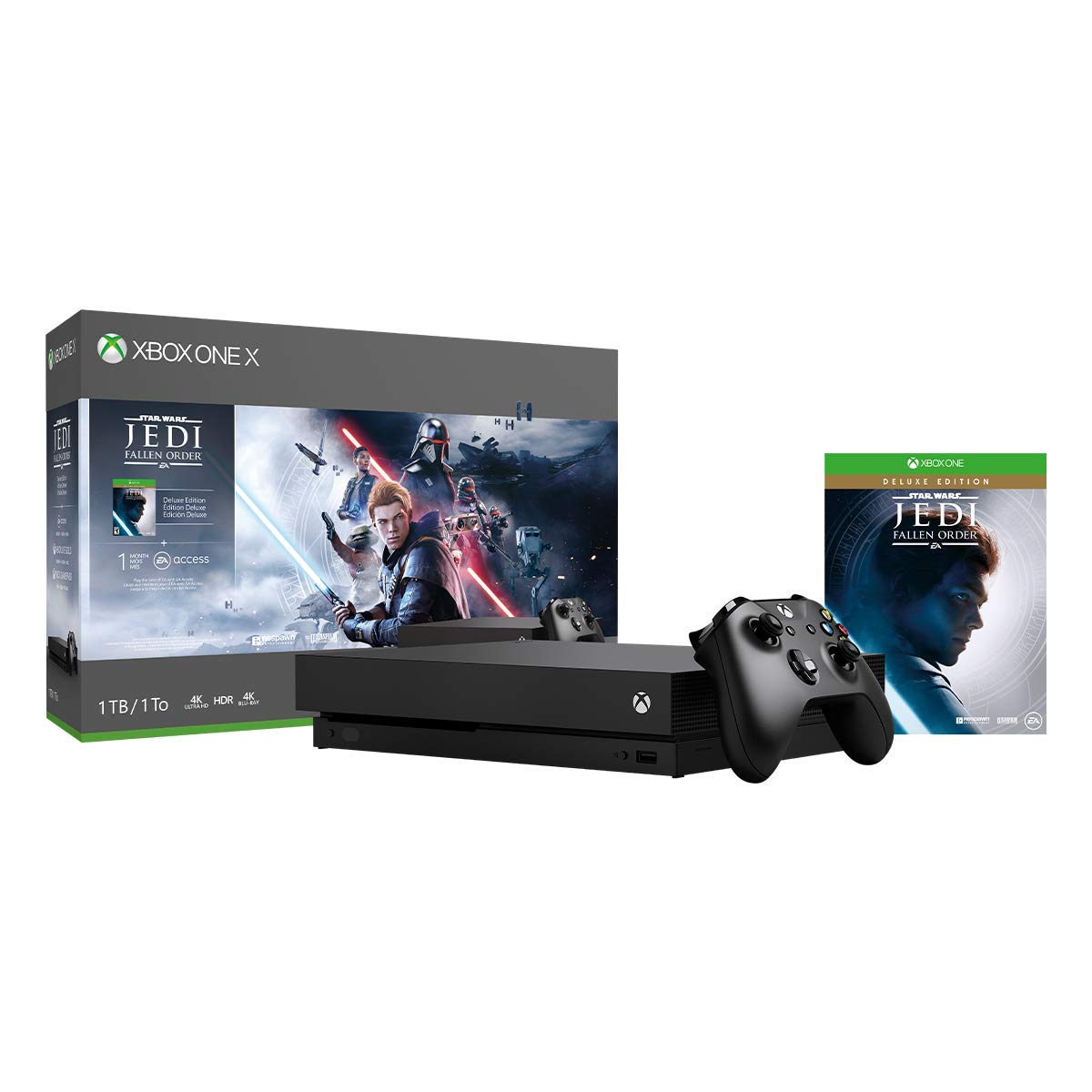 Amazon.com: Xbox One X 1TB Console - Star Wars Jedi: Fallen Order
