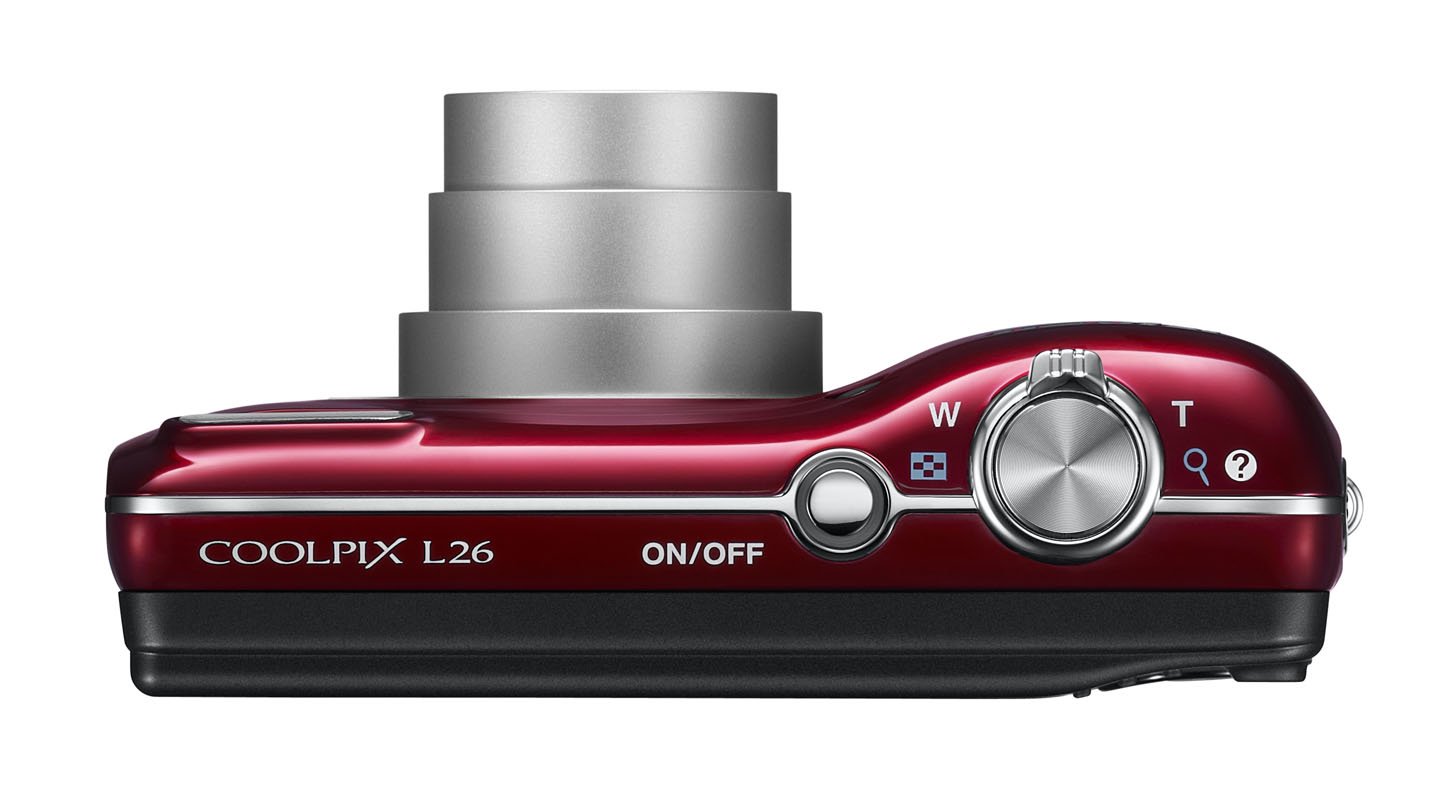 Amazon | Nikon デジタルカメラ COOLPIX (クールピクス) L26 レッド