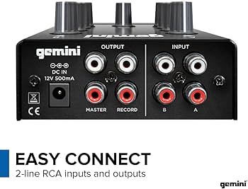 Amazon.com: Gemini Portable 2-Channel DJ Mixer – Pocket-Sized Mini