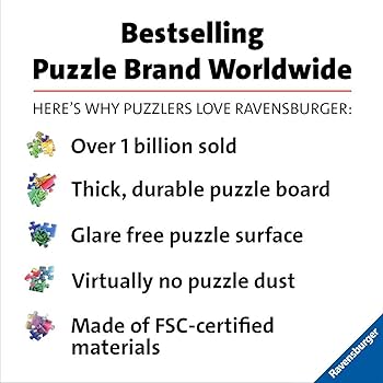 Amazon.com: Ravensburger Bizarre Bookshop 2-1000 Piece Jigsaw