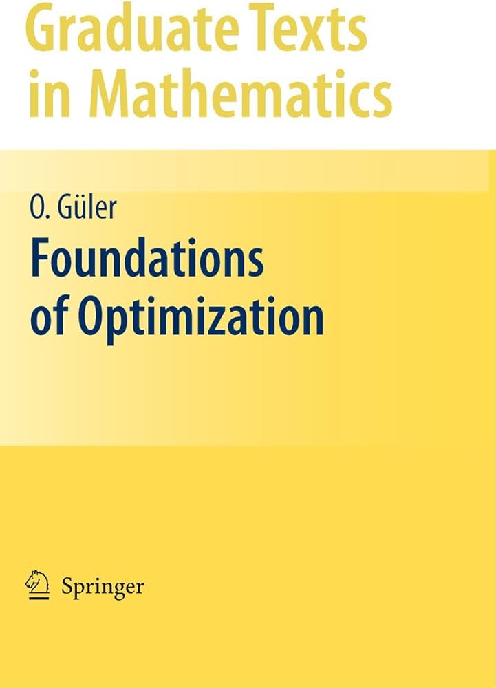 Amazon | Foundations of Optimization (Graduate Texts in