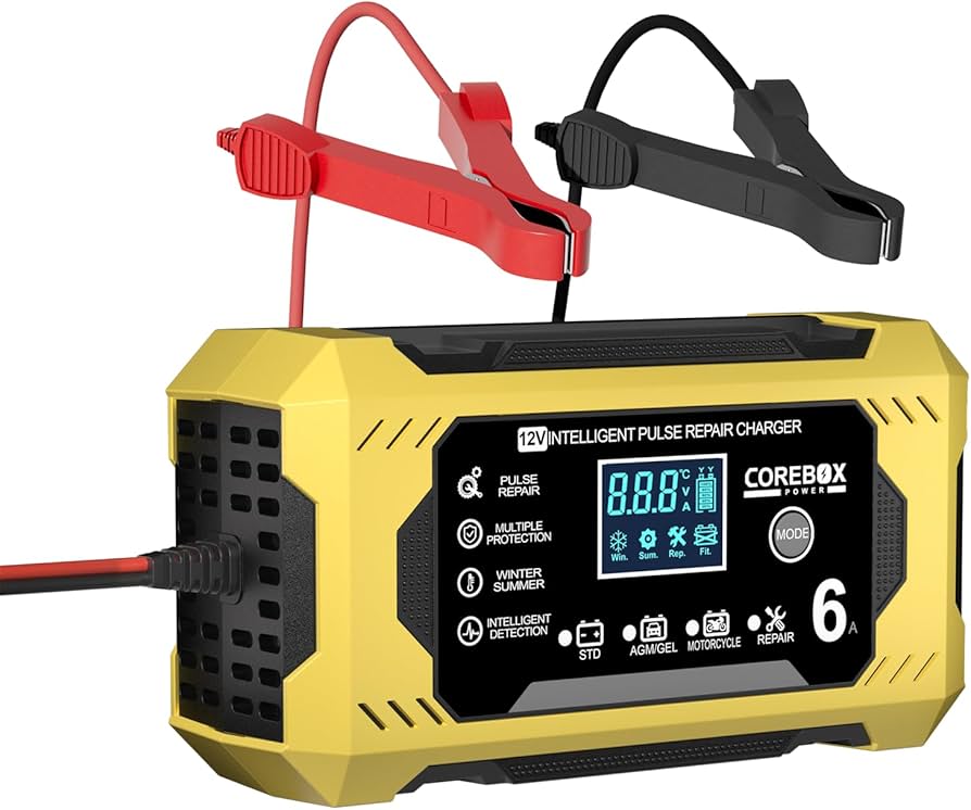 Amazon.com: Corebox Battery Charger 6-Amp 12V Automatic Smart