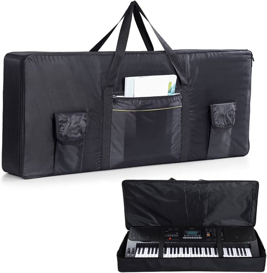 Amazon.com: Monkeysell 61 Key Keyboard Case, Keyboard Bag 40.2