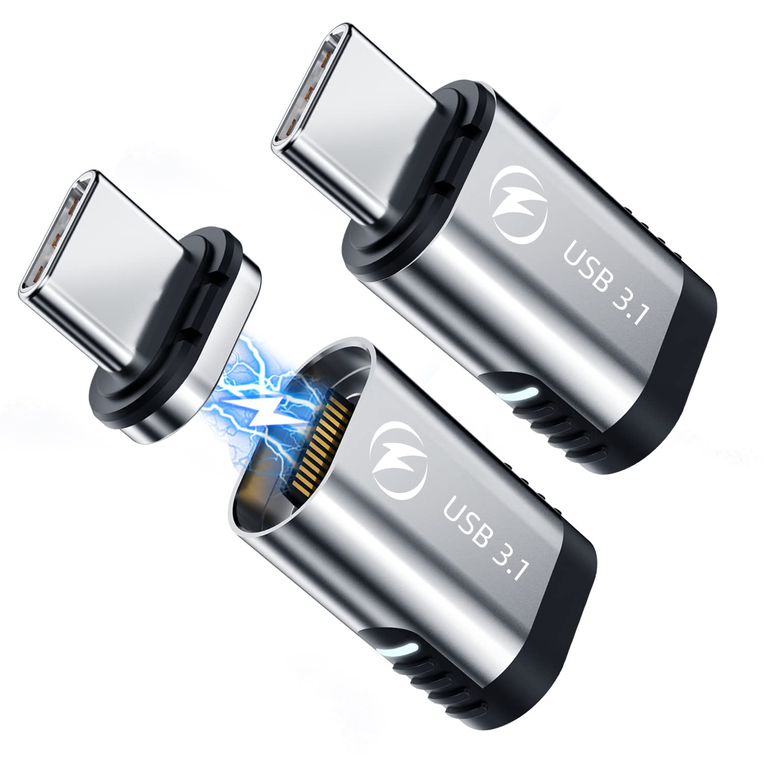 Amazon.co.jp: USB-Cマグネット式アダプター (2個セット) 24ピン