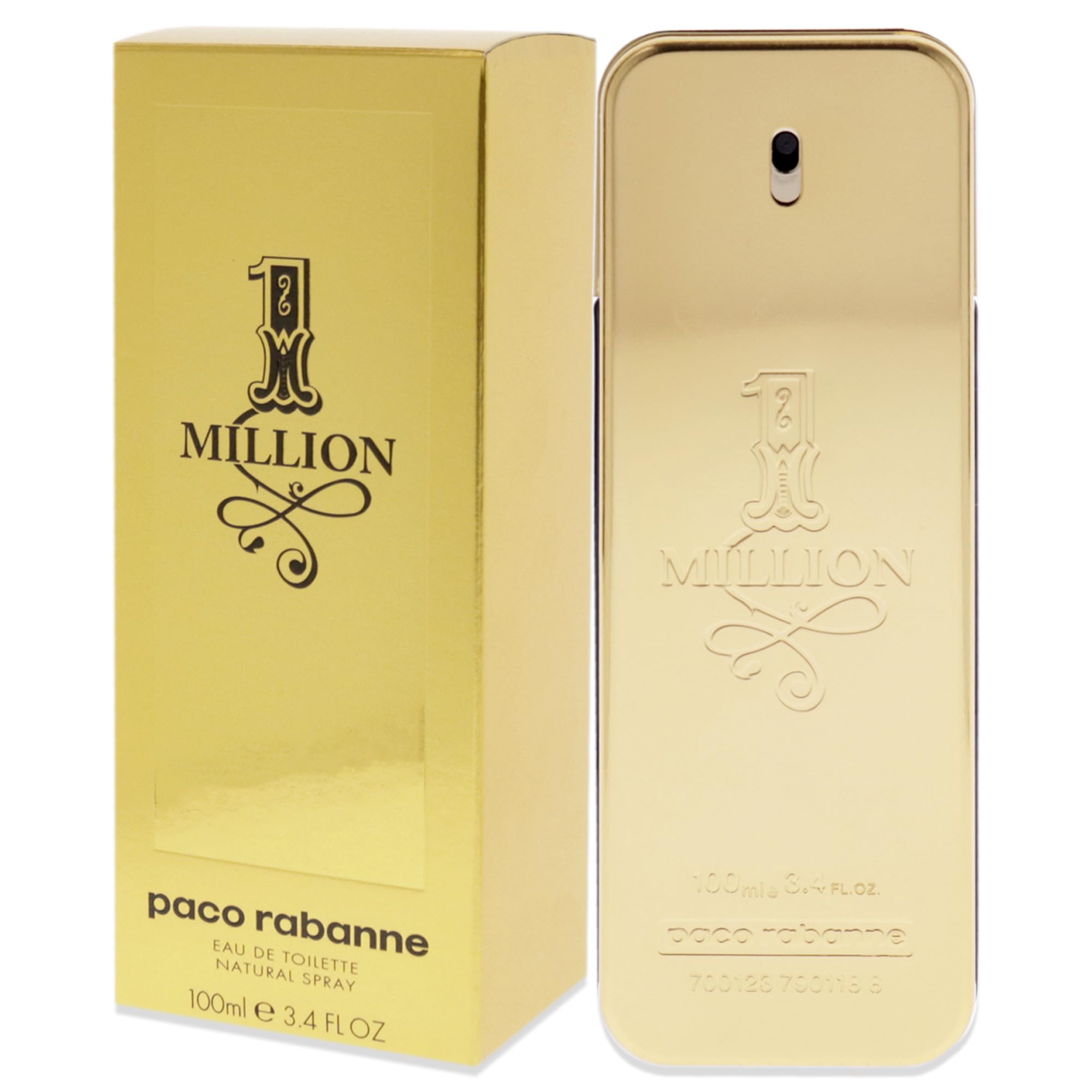 Amazon.com : Paco Rabanne 1 Million/Paco Rabanne EDT Spray 3.3 oz