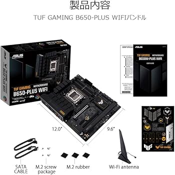 Amazon | ASUS TUF GAMING B650-PLUS WIFI AMD Ryzen 7000 シリーズ