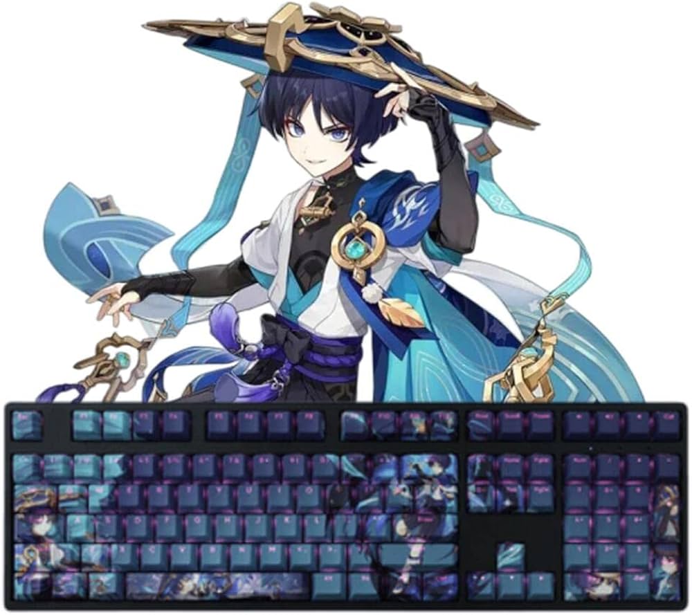 Amazon | CATKUS 原神 げんしん 散兵 国崩 キーキャップ 原神グッズ